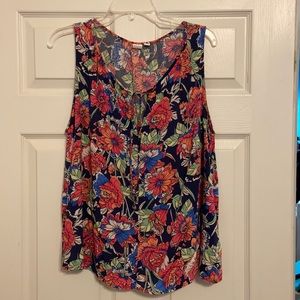 Floral Sleeveless Top